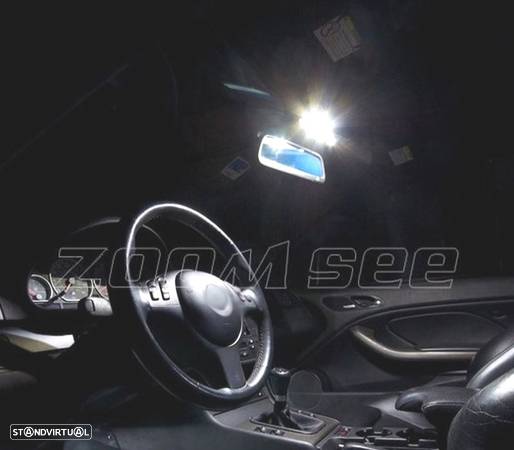 KIT 15 LAMPADAS LED INTERIOR PARA BMW E46 COUPE SEDAN 318I 325I 328I 330I M3 99-05 - 6
