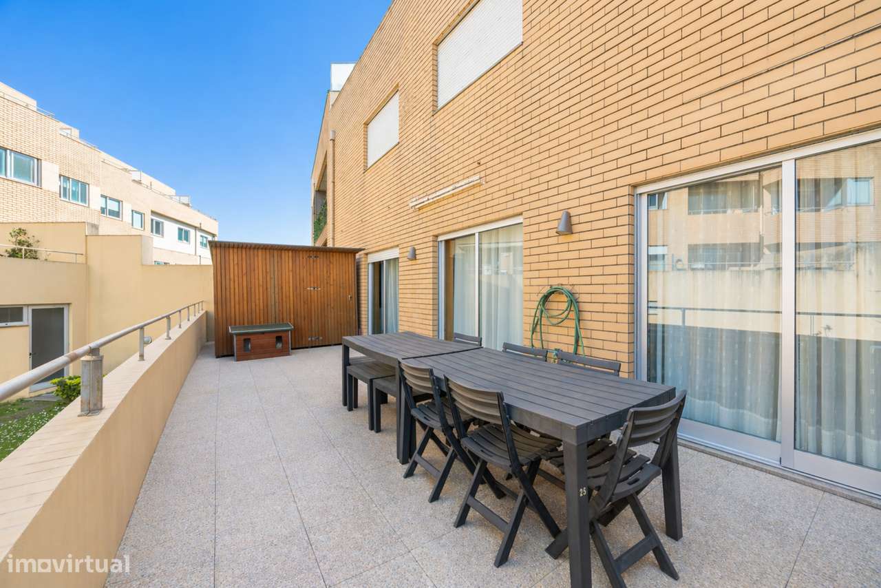 T3 Lavra | 1 min da Praia | Vista Mar | Terraço | Piscina-43
