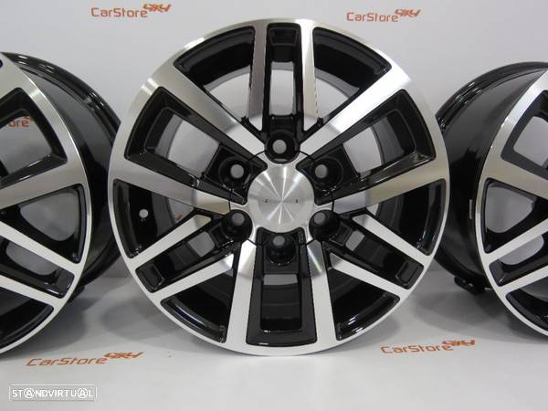 Jantes Look Toyota Hilux 17 x 7.5 et 30 6x139.7 CB106.1 Pretas + Polidas - 3