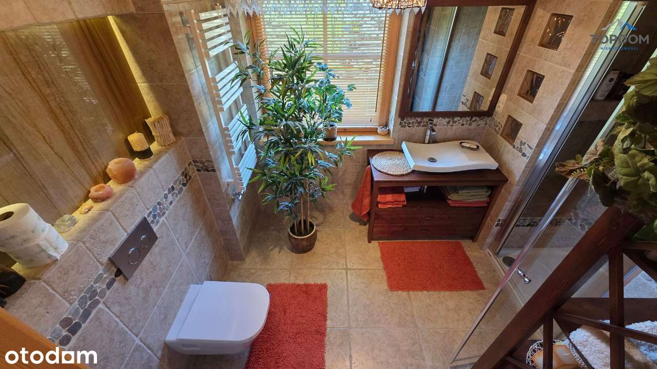 Piękny dom z półbala w Łapszach Niżnych-8