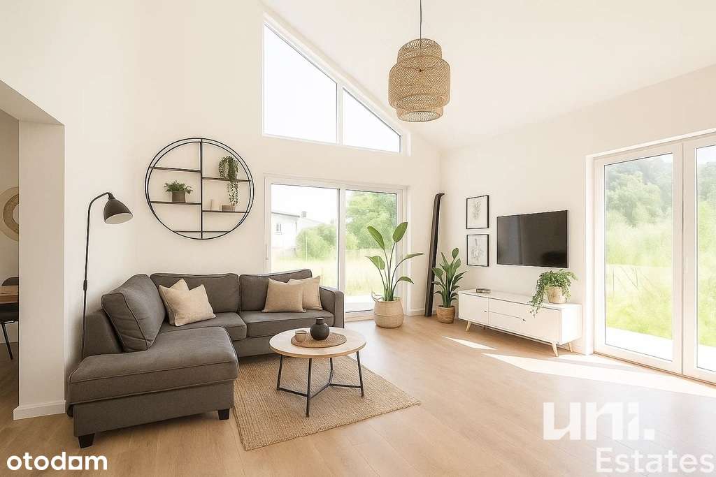 dom z otwartym salonem na 2 poziomy | 56 ar !! - Pełny obrazek: 5/15