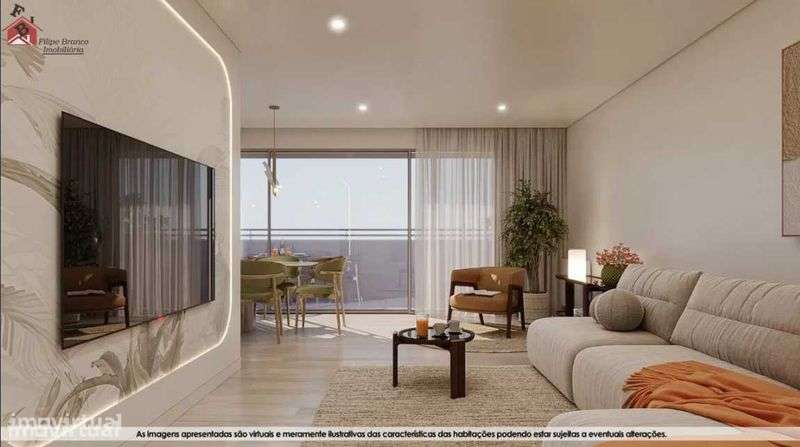 Aluga-se T2+1 Miramar III Gaia - 1700€ 2 frentes, 2 varandas - Grande imagem: 4/9