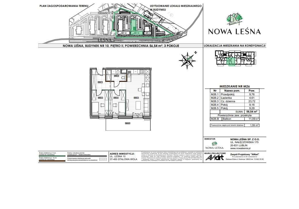 Inwestycja Nowa Leśna - Mieszkania na sprzedaż - Pełny obrazek: 2/12