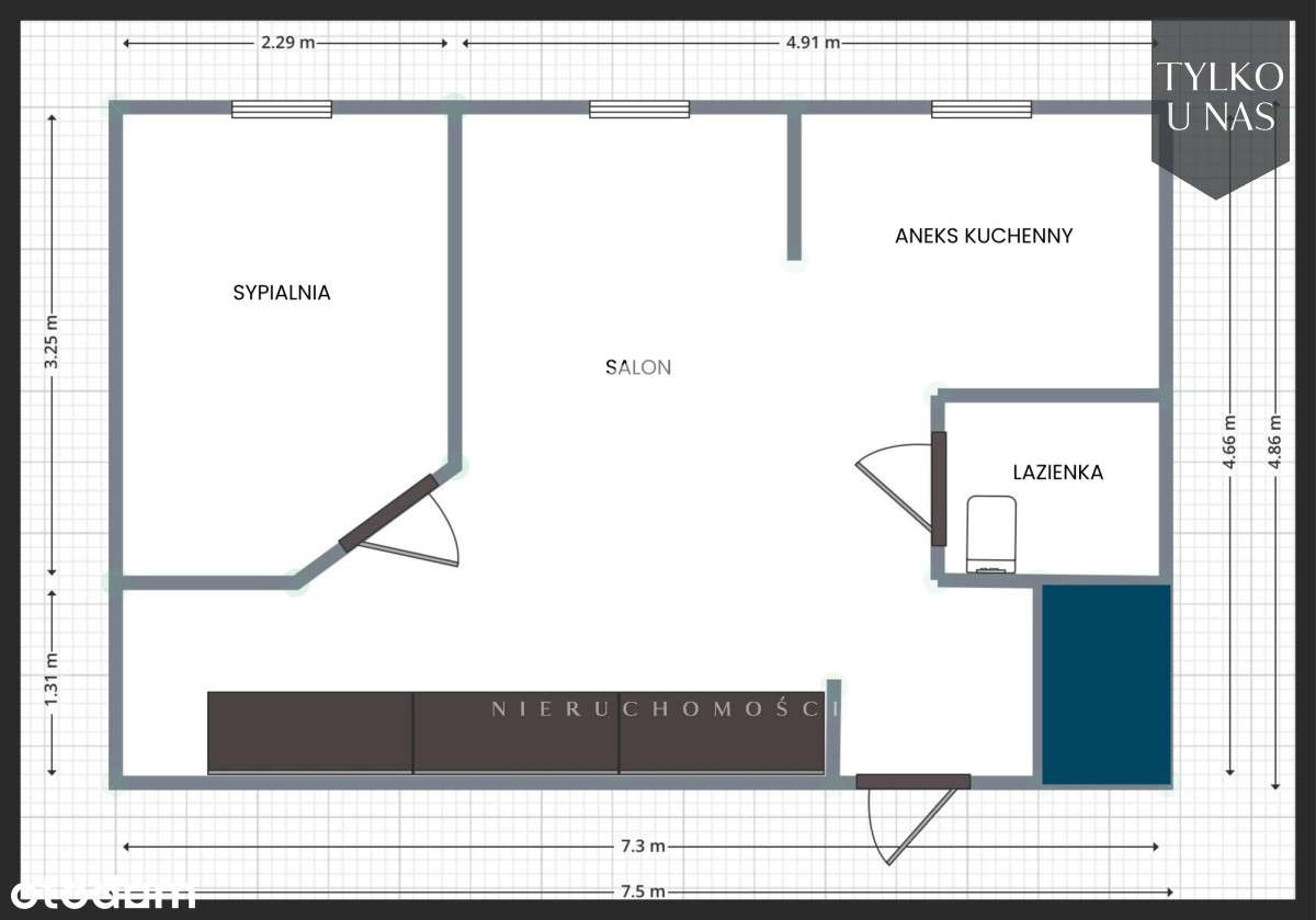 Dolny Wrzeszcz, 2 pokoje, prywatny ogródek.-1