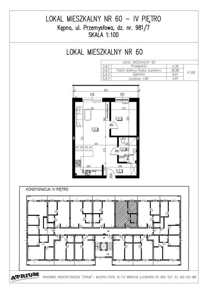 Osiedle Lawendowe 2 pokoje pow. 47,68 m2