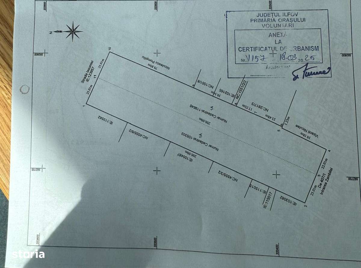 Teren Intravilan de Vânzare - 10.000 mp în Voluntari–Deschidere 50 m - Imagine principală: 2/5