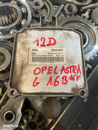 Sterownik silnika OPEL ASTRA G 2 1.6 09355929 DBKL - 1