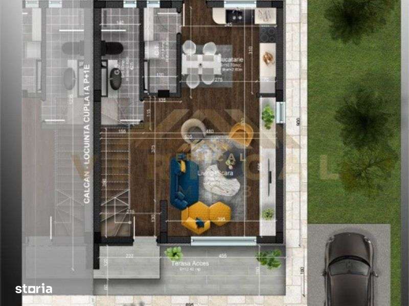 Duplex Superb 4 camere, 2 bai - Com Berceni, IF - Imagine principală: 4/8