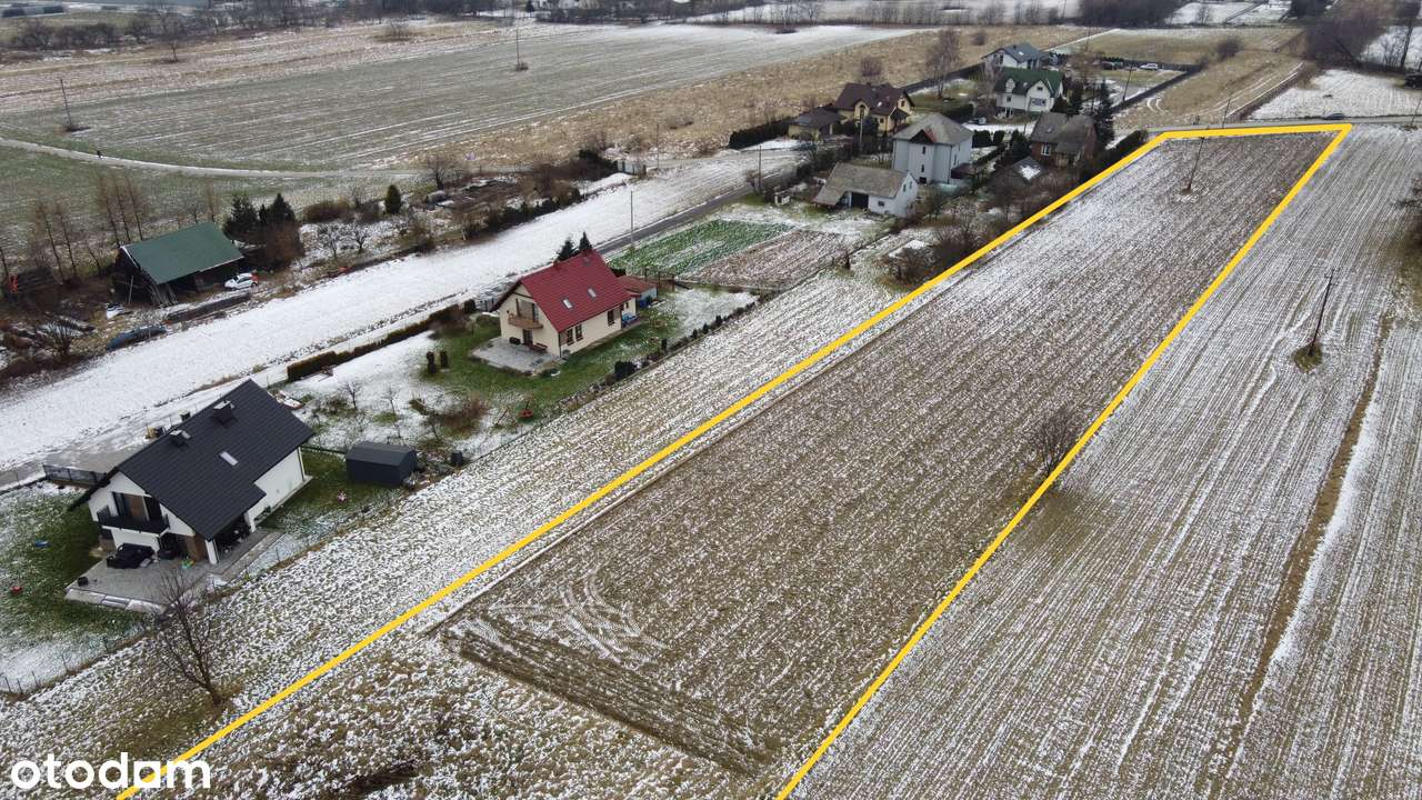 DUŻA DZIAŁKA BUDOWLANA NA SPRZEDAŻ 70 ARÓW KĘTY-2