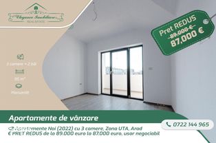 Apartamente Noi (2022) cu 3 camere, Zona UTA