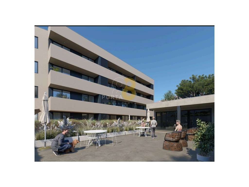 T2 com varanda, condominio Fechado com Piscina na Madalena - Vila N...-11