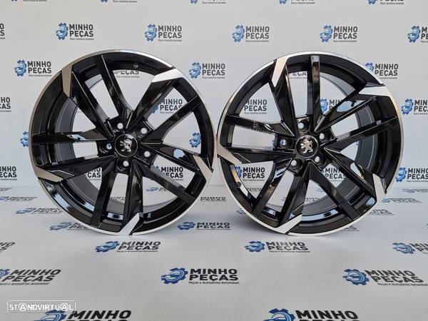 Jantes Peugeot 308 GTI em 16 Preto Brilho (5x108) - 1