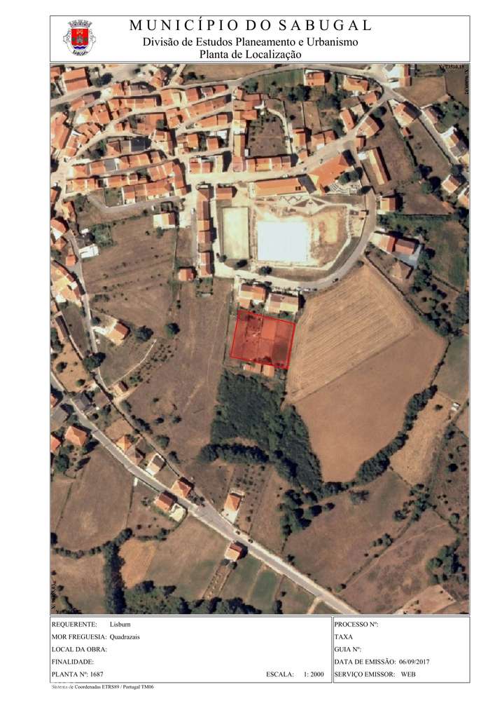 Terreno em Quadrazais (Sabugal) 3.637m² Inserido em Perímetro Urbano - Grande imagem: 2/9