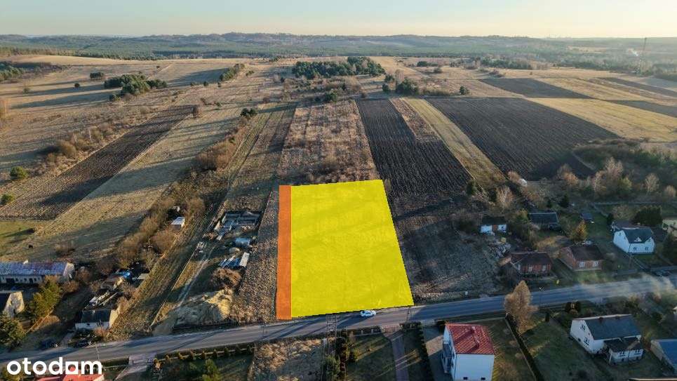 działka 863m2/1600m2, szer.22 + pozwolenie na bud. Rokitno Szlacheckie-1