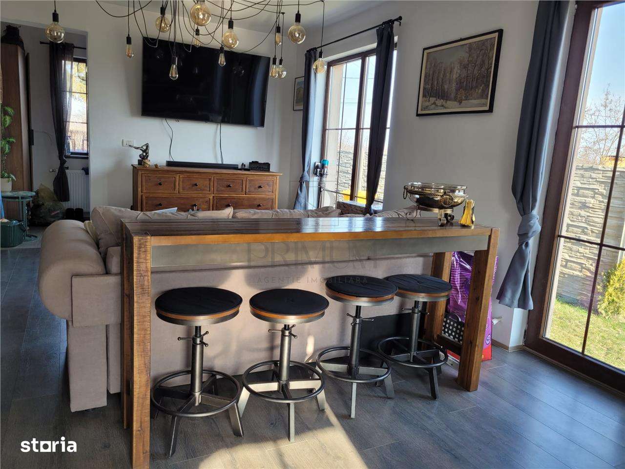 Duplex mobilat si utilat - perete dublu - teren 544 mp. - Imagine principală: 4/11