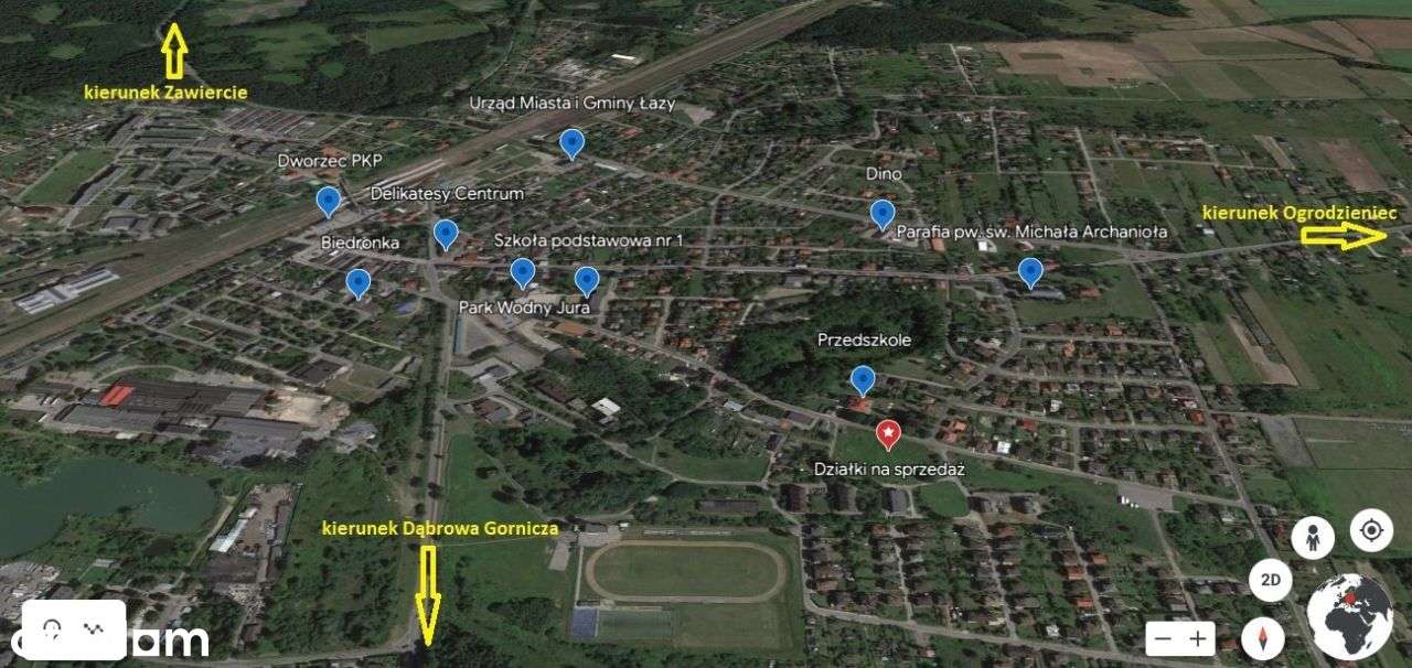 Działka 880m2 Łazy ul. Topolowa, super lokalizacja-5