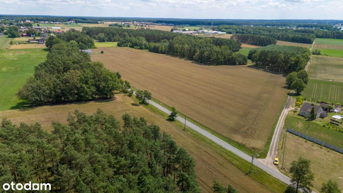 Działka Zborowskie gaz kanalizacja woda blisko las-8