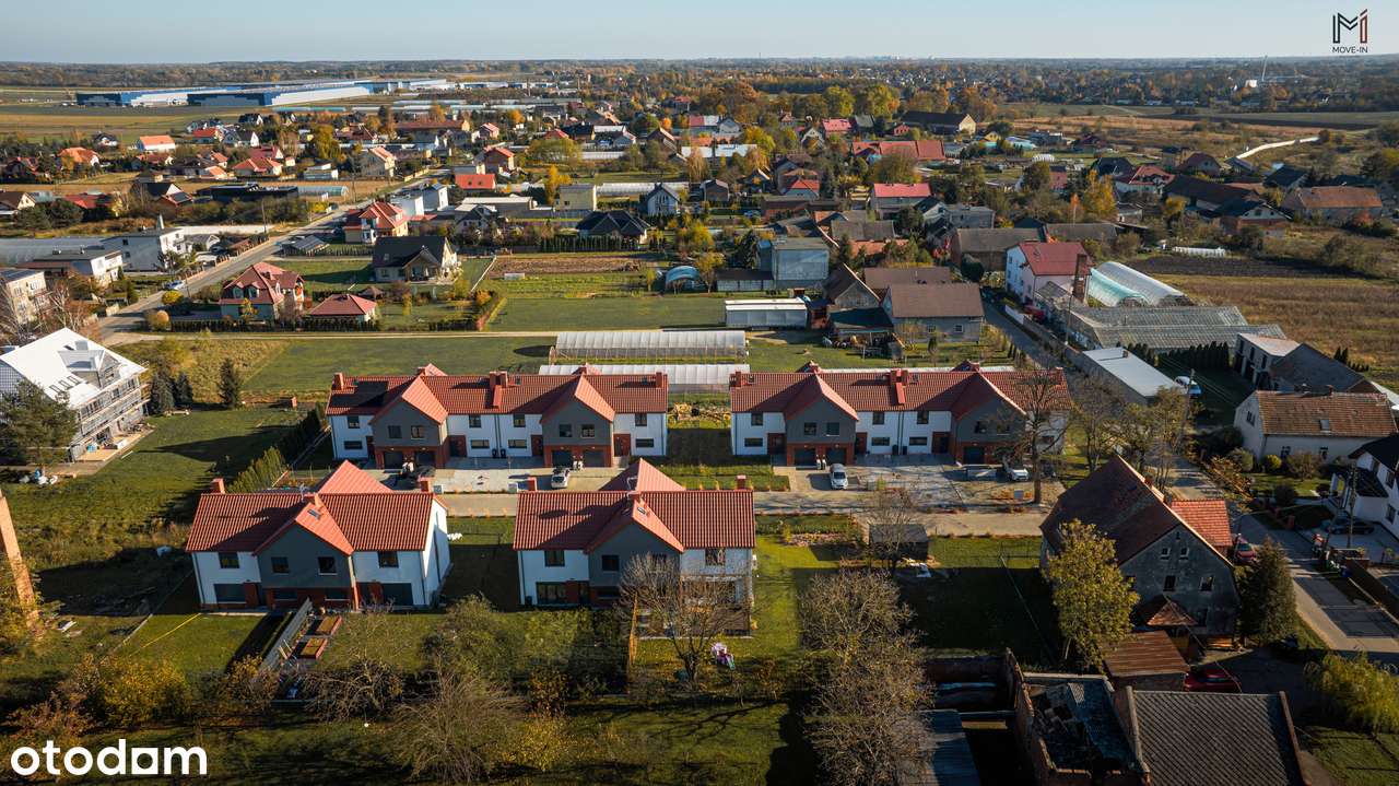 Nowoczesny dom semi-detached z garażem i ogrodem-5