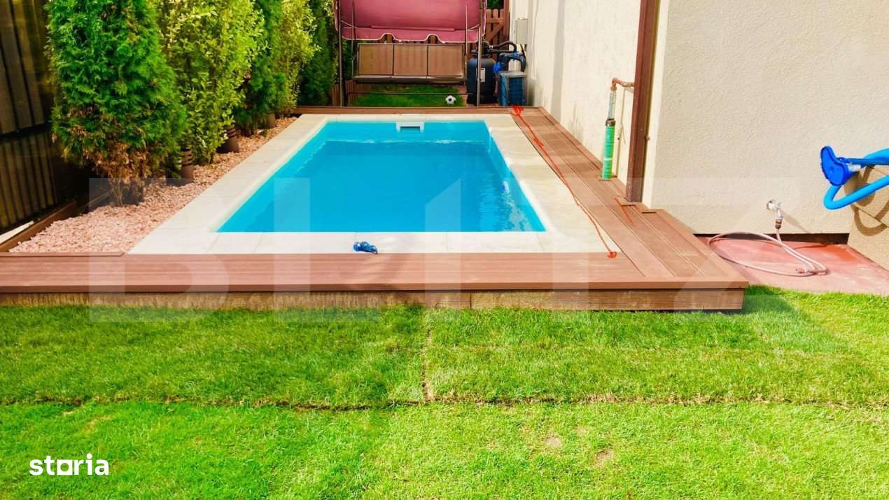 Duplex 4 camere, 120 mp utili, 300 mp de teren, piscina incalzita, zon - Imagine principală: 1/18