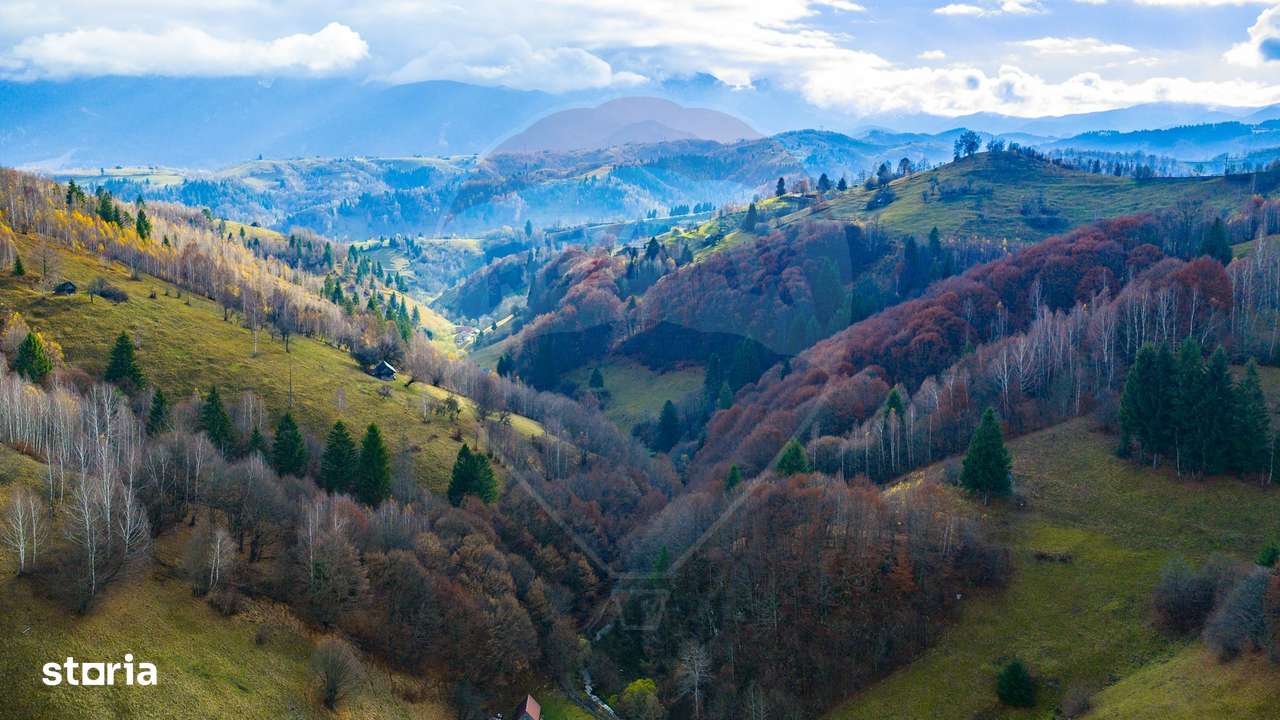 COMISION 0% Teren 8013mp Moieciu de Jos / Strada Valea cu Calea - Imagine principală: 2/7