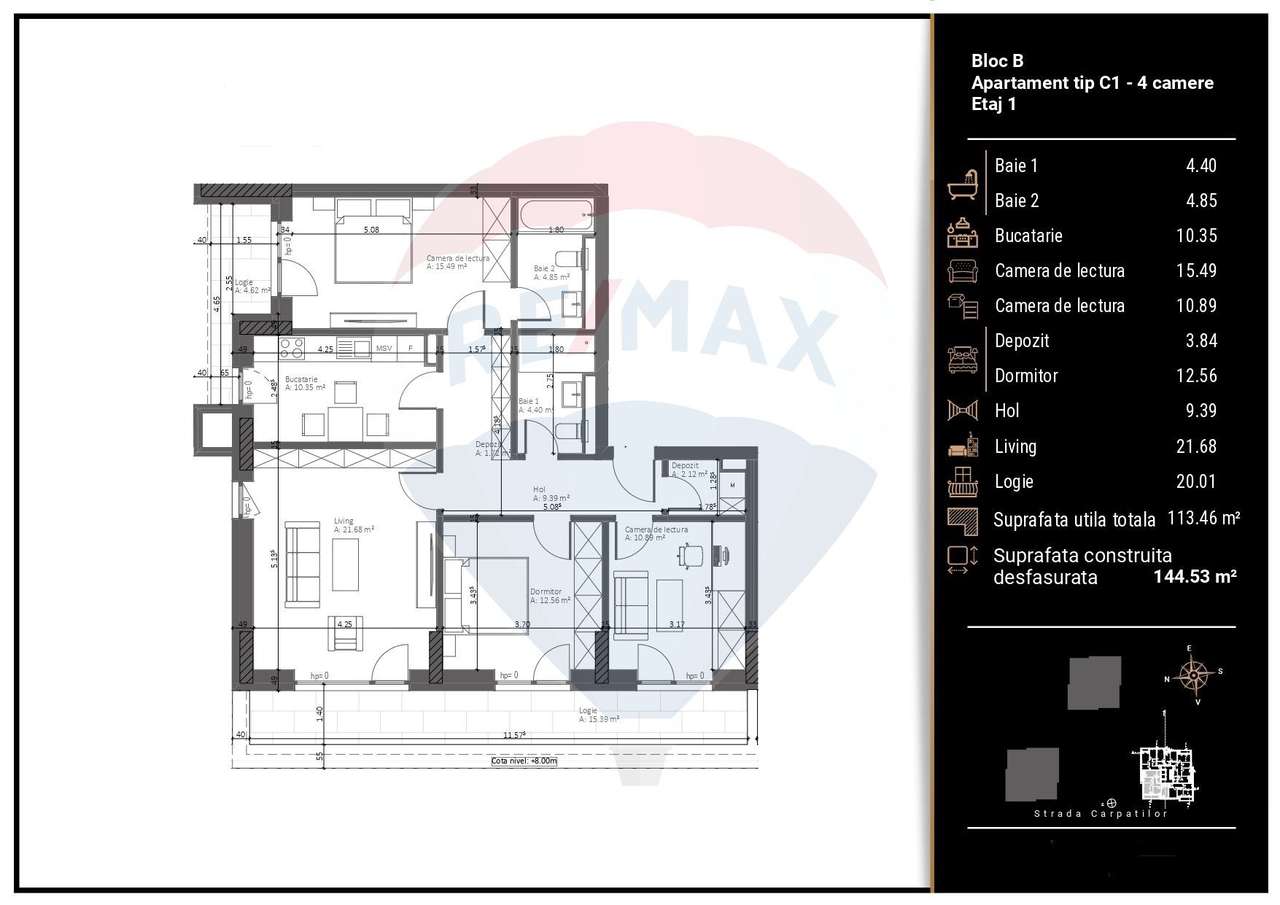 Cosmopolit Zenit – Ansamblu Rezidențial Premium în Răcădău-0