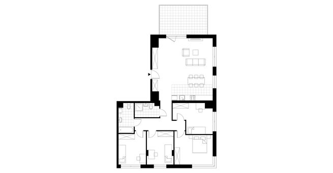 5-pokojowe mieszkanie 113m2 + taras