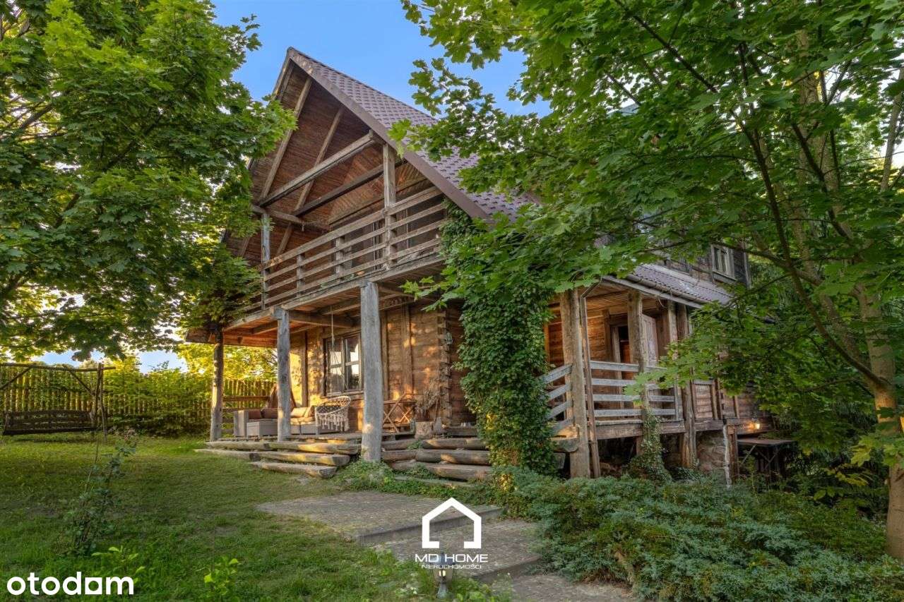 ⭐️Dom z bala modrzewiowego|180 m²|działka 2350m²⭐️