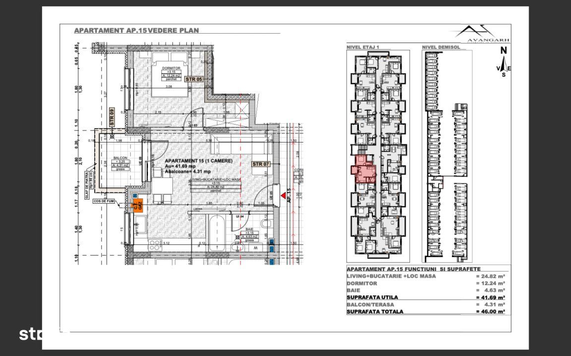 Ansamblu rezidential exceptional cu apartamente de 2 si 3 camere CETAT