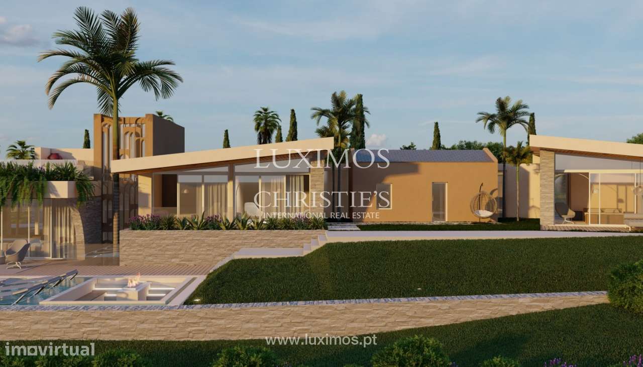 Terreno com projeto e vista mar à venda em Boliqueime, Algarve - Grande imagem: 5/11