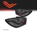 FAROLINS TRASEIROS PARA SEAT IBIZA 08-12 LIGHT BAR FUNDO CROMADO FUMADO 3 PORTAS - 1