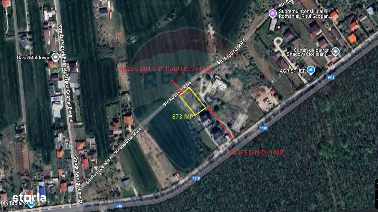 Teren 872,43 mp Snagov - Imagine principală: 1/8