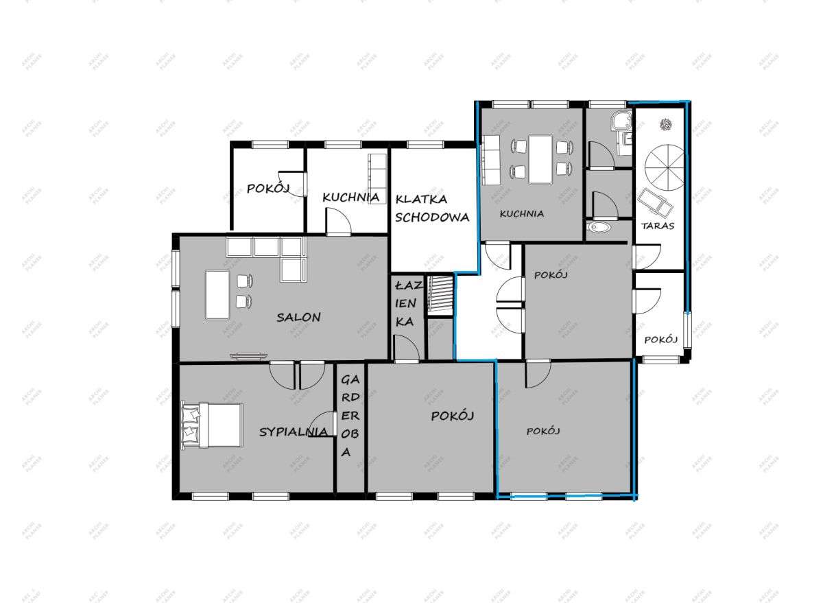 Bartoszyce, 4 pokojowe, ogród, garaże.-13