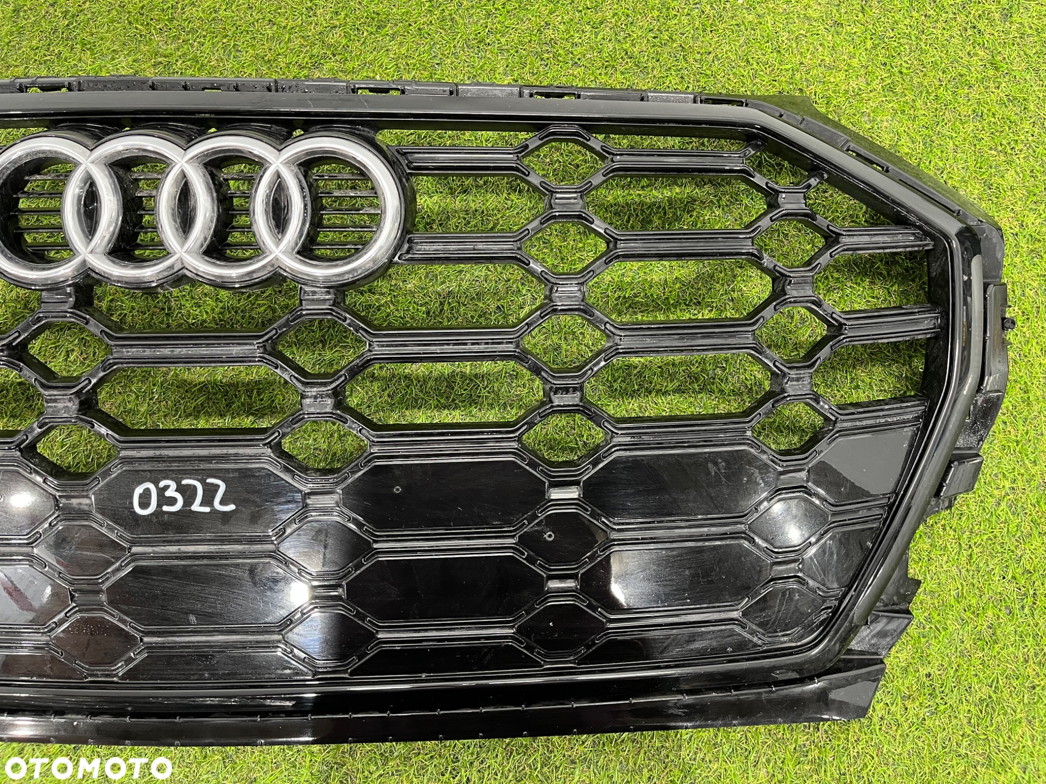 Grill Atrapa Audi Q5 80A Lift S-Line Czarny - 5