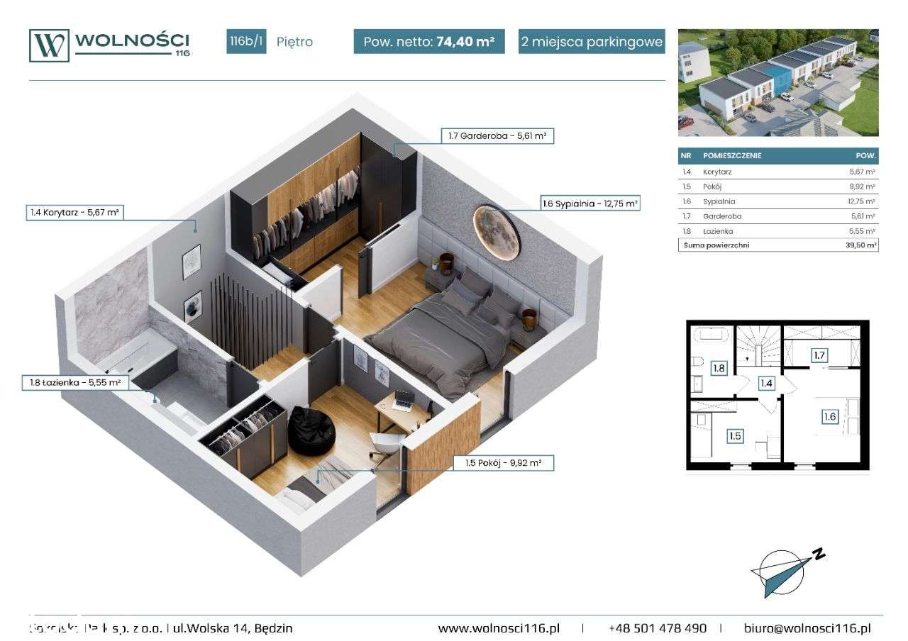 Osiedle Wolności 116, Mieszkanie 3.1 - Pełny obrazek: 3/17