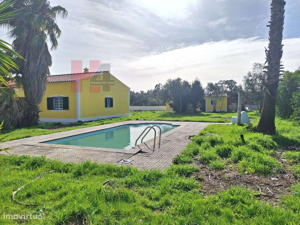 Moradia térrea V3 com piscina em Salvaterra de Magos, terreno 1.191m2-35