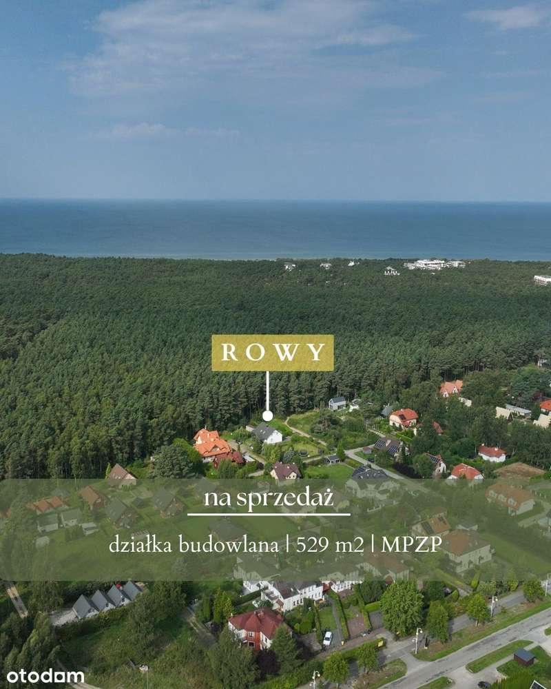 Działka budowlana nad morzem | przylega do ściany lasu | MPZP - Pełny obrazek: 1/7