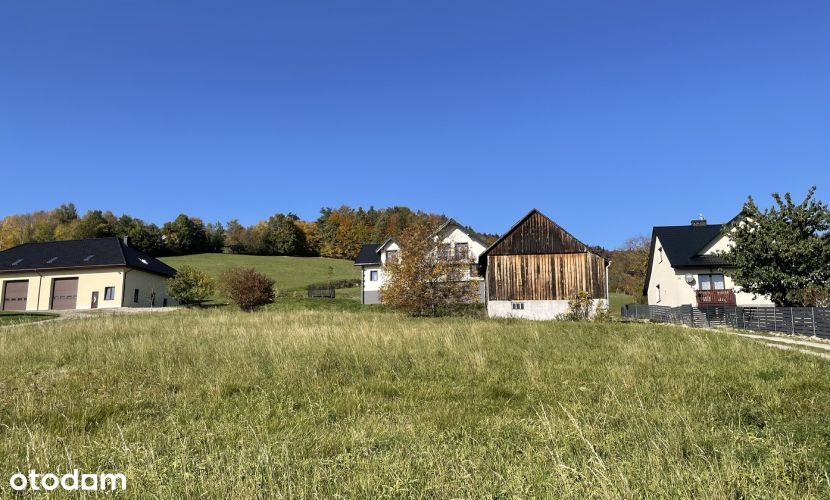 Działka widokowa w Beskidzie Wyspowym