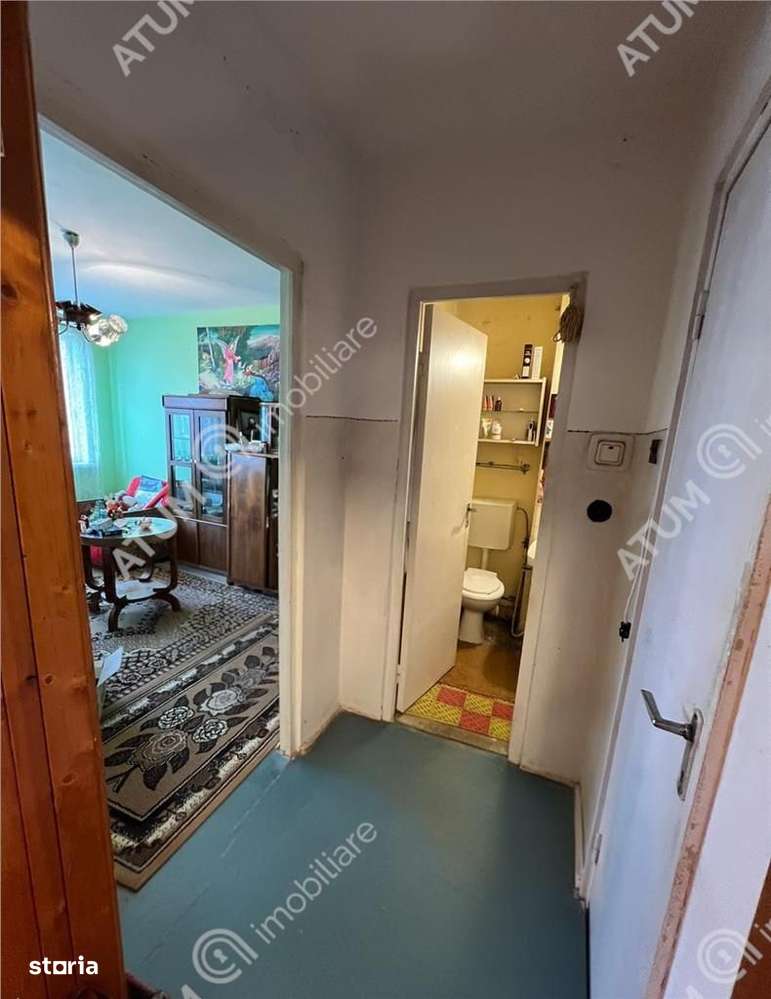 Apartament 3 camere decomandate balcon zona Rahovei din Sibiu-5