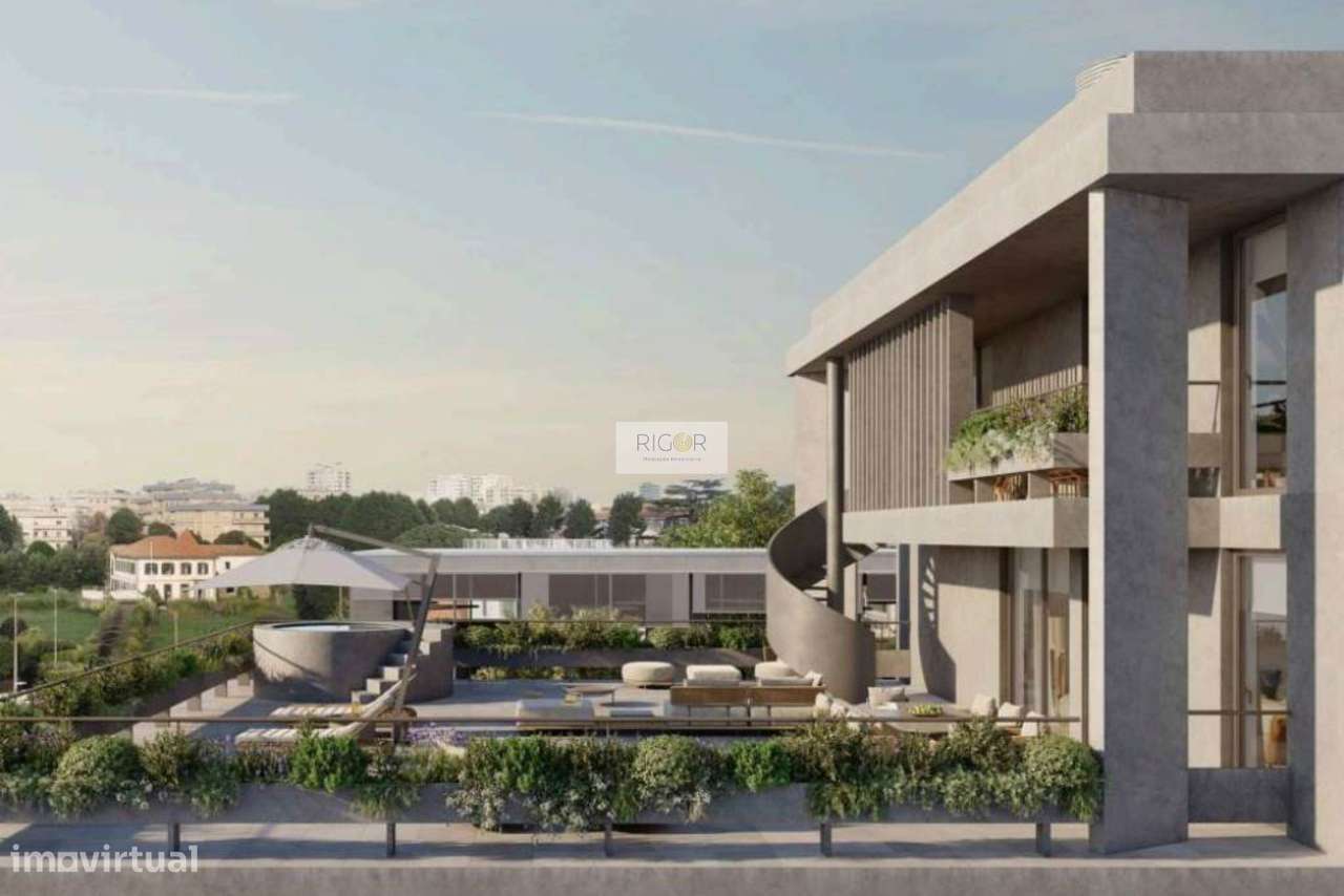 Apartamento T4 dúplex recuado com terraço em construção à Boavista - Grande imagem: 3/9