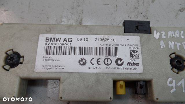 BMW E90 E91 MODUŁ WZMACNIACZ ANTENOWY 9187647-01 - 2