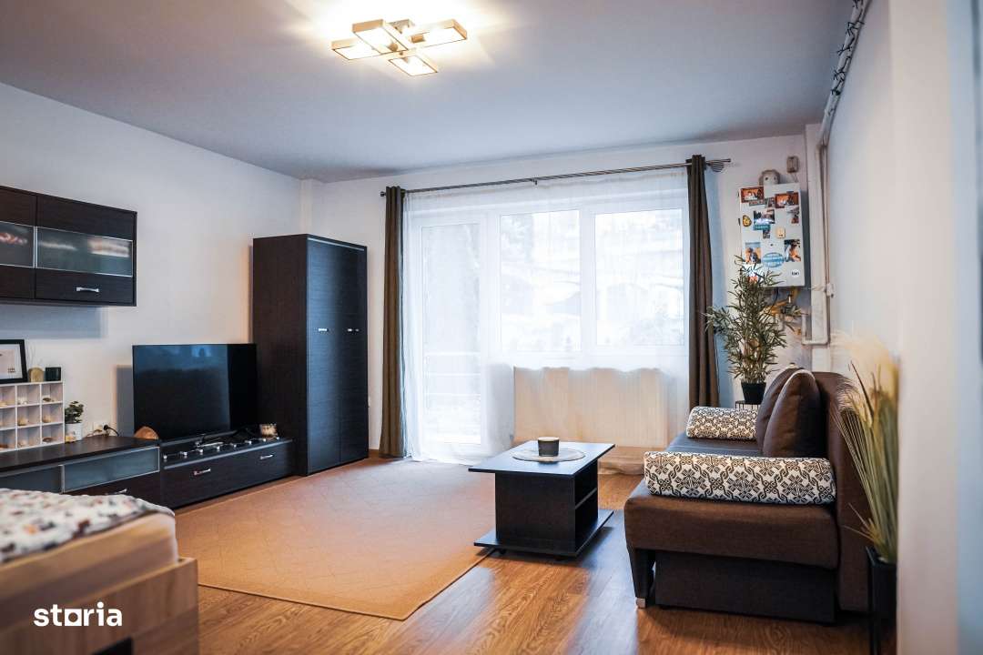 Garsoniera superba, atipica, cu balcon – Valea Aurie  | Ideala pentr-3