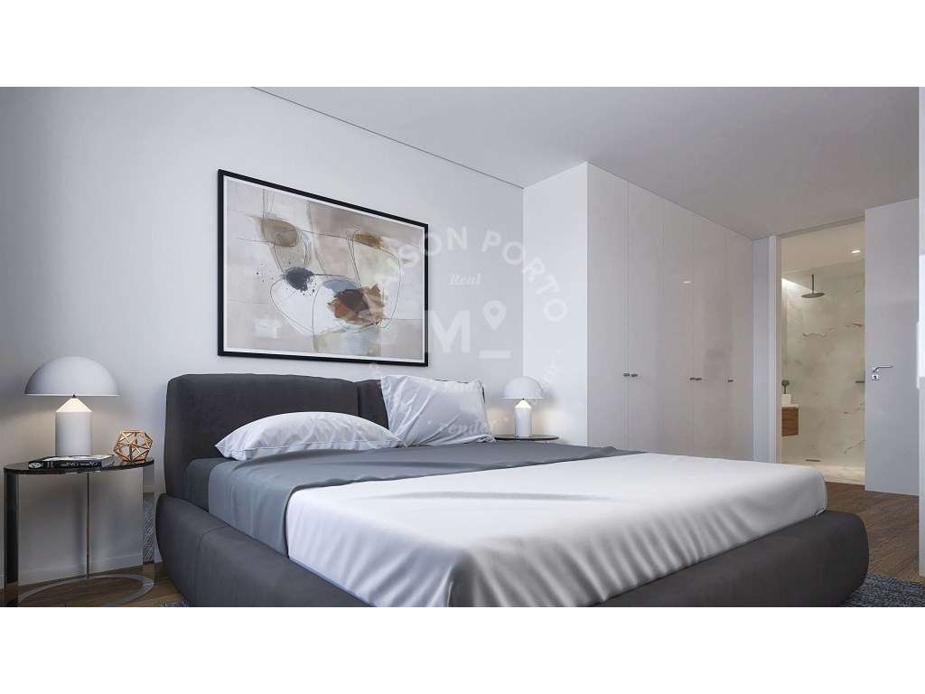 Apartamento T2 com Varanda e Lugar de Garagem em Leça da Palmeira, ... - Grande imagem: 4/23