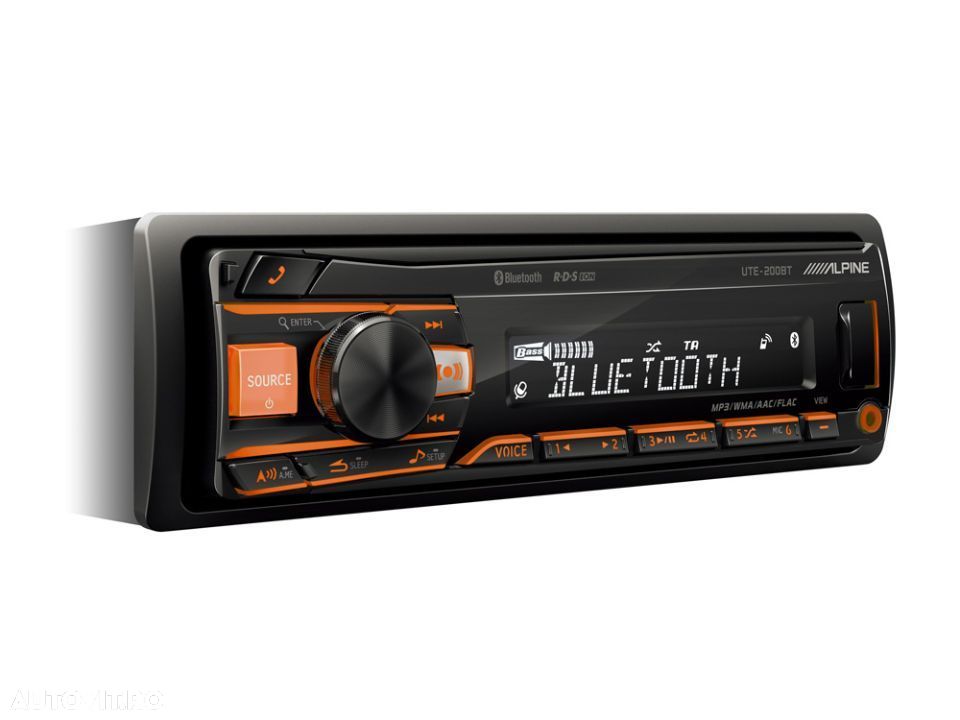 Radio auto cu Bluetooth Alpine UTE-200 BT - 1