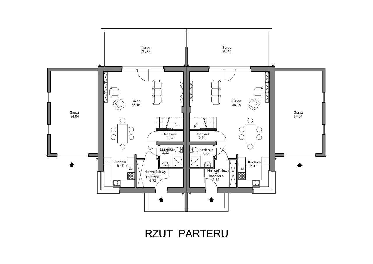 Nowy dom w zabudowie bliźniaczej Bojano. - Pełny obrazek: 3/16