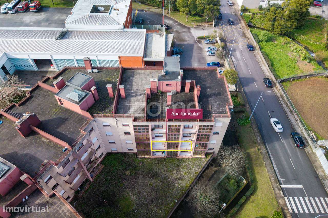 Apartamento T1, com 2 Varandas, Garagem na Meadela, Viana do Castelo - Grande imagem: 4/8