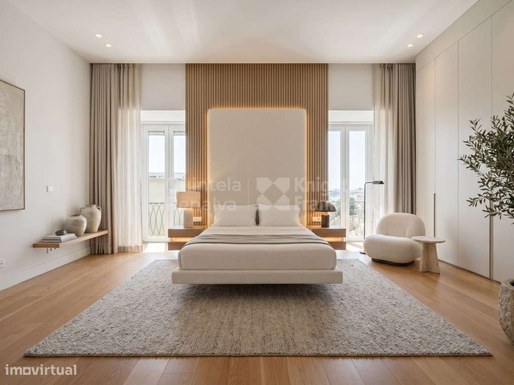 Apartamento T3 com vista rio para venda na Lapa, Lisboa-19