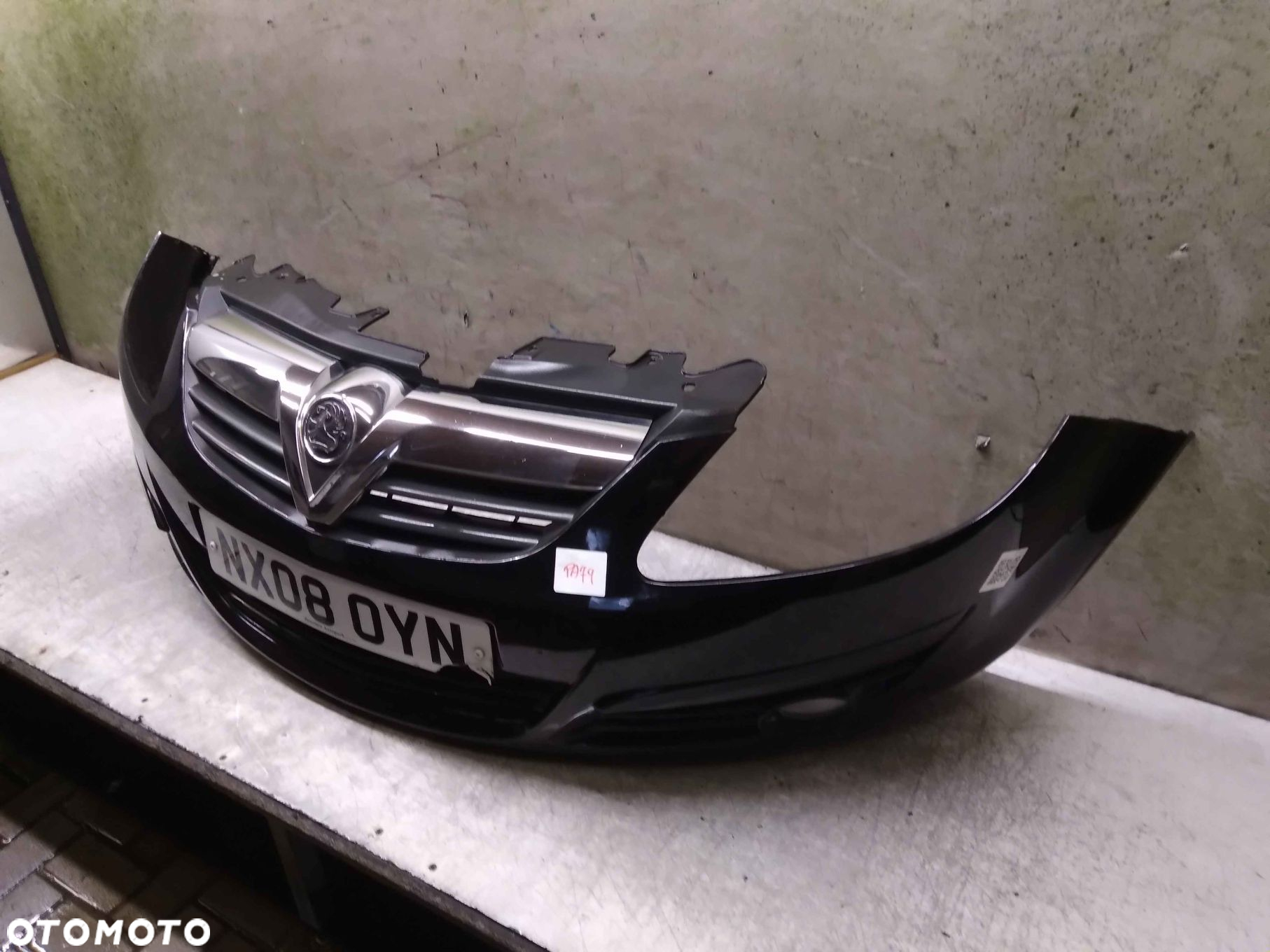 @ ZDERZAK PRZÓD PRZEDNI DO OPEL CORSA D GRILL Z20R CZARNY - 3