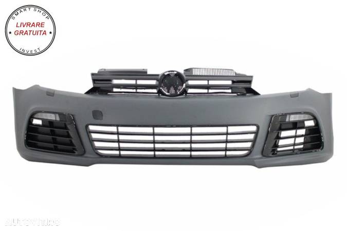 Bara Fata VW Golf VI Golf 6 (2008-2013) R20 Look cu Faruri LED Design Golf 7 3D U - livrare gratuita - 7