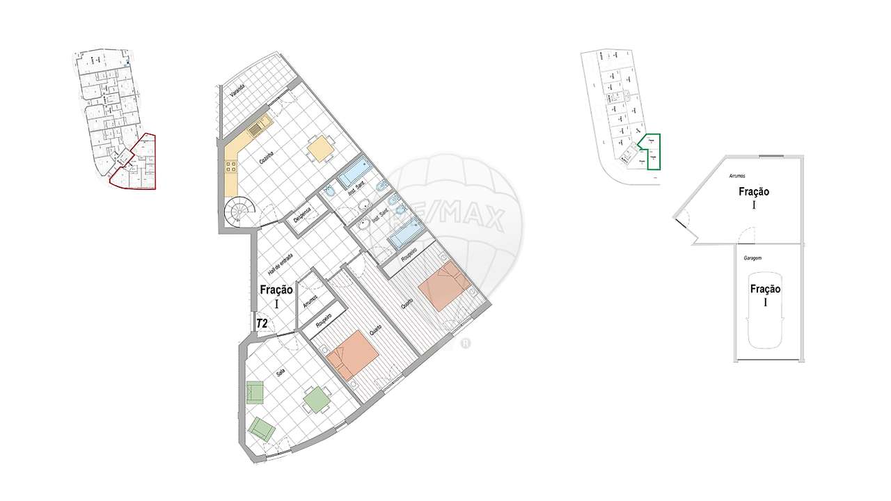 Apartamento T2 para venda - Grande imagem: 2/4