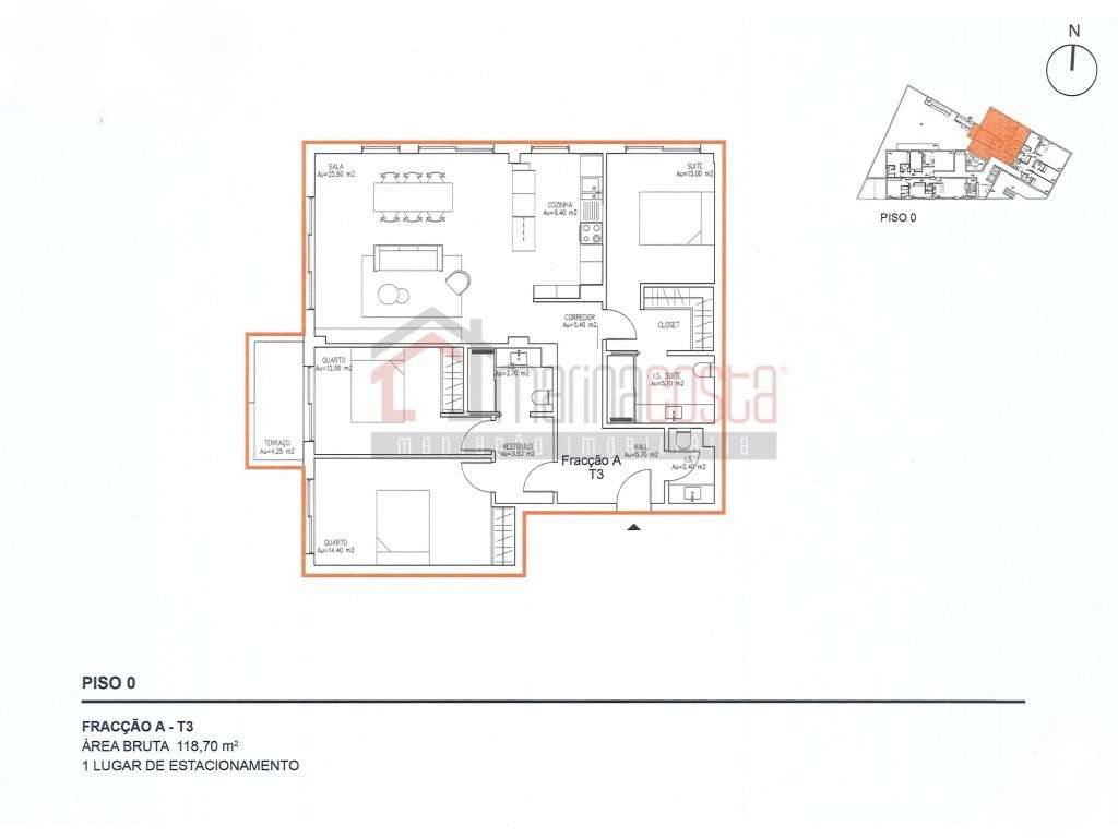 Apartamento T3 na Consolação-8